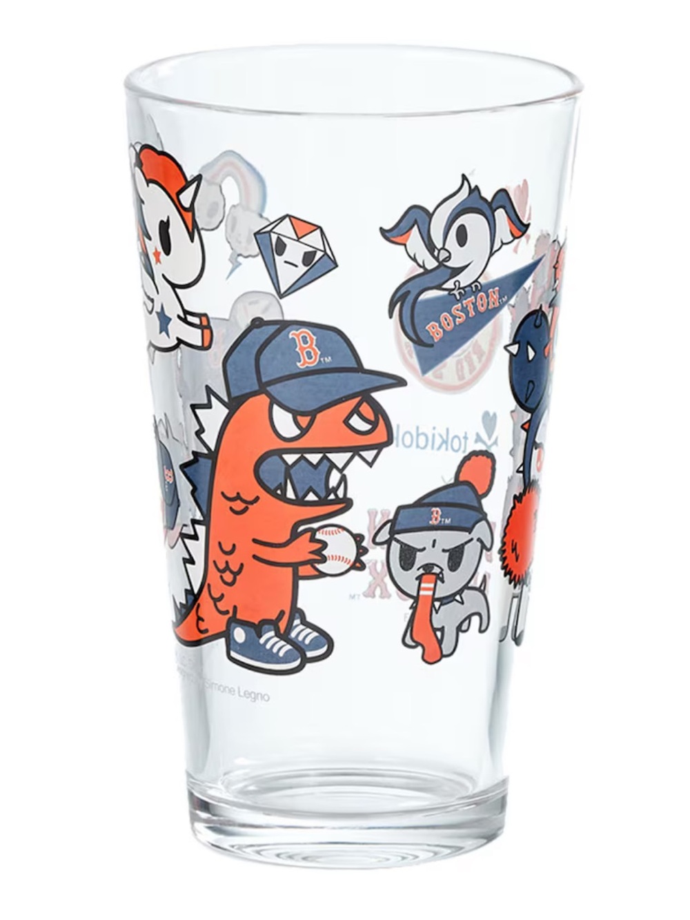 Brand New Boston Red Sox tokidoki 16 oz. Pint Glass